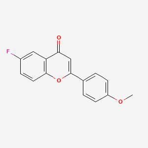 molecular formula C16H11FO3 B2979763 6-Fluoro-4'-methoxyflavone CAS No. 1226-56-8