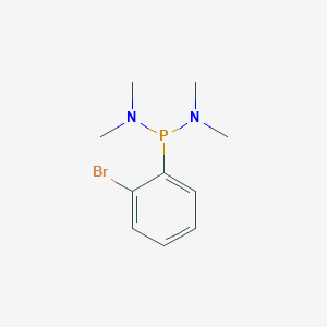 molecular formula C10H16BrN2P B2979766 Bis(dimethylamino)(2-bromophenyl)phosphine CAS No. 82495-63-4