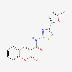 N-(4-(5-methylfuran-2-yl)thiazol-2-yl)-2-oxo-2H-chromene-3-carboxamide