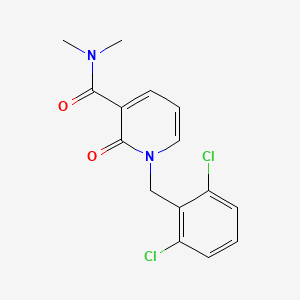 1-(2,6-dichlorobenzyl)-N,N-dimethyl-2-oxo-1,2-dihydro-3-pyridinecarboxamide