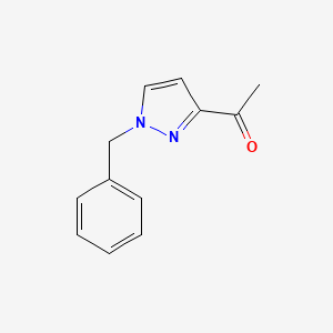 molecular formula C12H12N2O B2979930 1-(1-Benzylpyrazol-3-yl)ethanone CAS No. 2445792-57-2