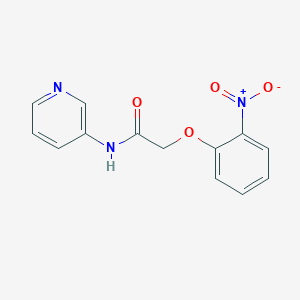 molecular formula C13H11N3O4 B2979963 2-(2-nitrophenoxy)-N-(pyridin-3-yl)acetamide CAS No. 337931-56-3