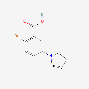 2-Bromo-5-(1H-pyrrol-1-yl)benzoic Acid