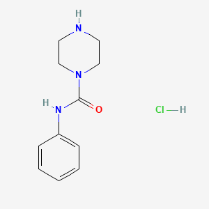 n-Phenyl-1-piperazinecarboxamide hydrochloride