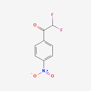 molecular formula C8H5F2NO3 B2979979 2,2-Difluoro-1-(4-nitrophenyl)ethanone CAS No. 860299-98-5