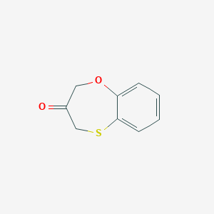 molecular formula C9H8O2S B2979985 2H-Benzo[b][1,4]oxathiepin-3(4H)-one CAS No. 112632-24-3