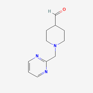 1-(Pyrimidin-2-ylmethyl)piperidine-4-carbaldehyde