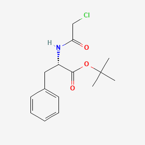 molecular formula C15H20ClNO3 B2980077 tert-butyl (2S)-2-(2-chloroacetamido)-3-phenylpropanoate CAS No. 610314-15-3
