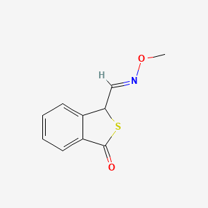 3-oxo-1,3-dihydro-2-benzothiophene-1-carbaldehyde O-methyloxime