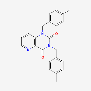 1,3-bis(4-methylbenzyl)pyrido[3,2-d]pyrimidine-2,4(1H,3H)-dione