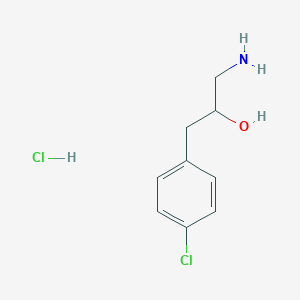 1-Amino-3-(4-chlorophenyl)propan-2-ol;hydrochloride
