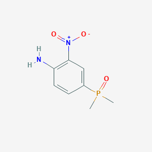 molecular formula C8H11N2O3P B2980118 4-二甲基磷酰基-2-硝基苯胺 CAS No. 2361635-82-5