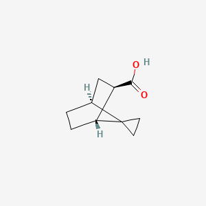 molecular formula C10H14O2 B2980122 (1R,2R,4S)-Spiro[bicyclo[2.2.1]heptane-7,1'-cyclopropane]-2-carboxylic acid CAS No. 2416218-06-7