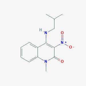 4-(isobutylamino)-1-methyl-3-nitroquinolin-2(1H)-one