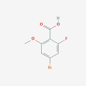 4-Bromo-2-fluoro-6-methoxybenzoic acid