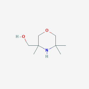 (3,5,5-Trimethylmorpholin-3-yl)methanol