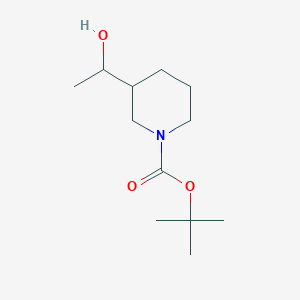 molecular formula C12H23NO3 B2980262 tert-Butyl 3-(1-hydroxyethyl)piperidine-1-carboxylate CAS No. 377780-25-1