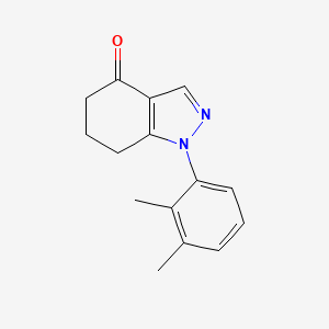 molecular formula C15H16N2O B2980263 1-(2,3-二甲苯基)-6,7-二氢-1H-吲唑-4(5H)-酮 CAS No. 1260653-09-5