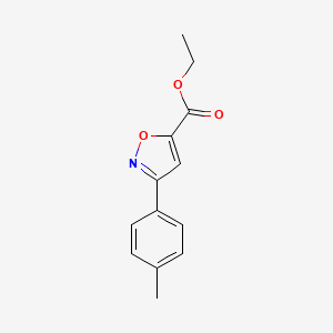 3-p-Tolyl-isoxazole-5-carboxylic acid ethyl ester