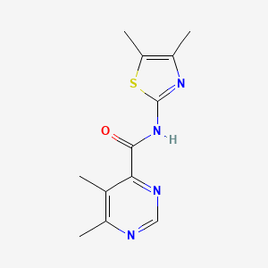 N-(4,5-Dimethyl-1,3-thiazol-2-yl)-5,6-dimethylpyrimidine-4-carboxamide