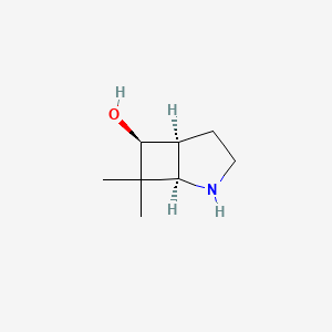 molecular formula C8H15NO B2980311 (1R,5S,6S)-7,7-Dimethyl-2-azabicyclo[3.2.0]heptan-6-ol CAS No. 2445750-18-3