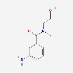 3-amino-N-(2-hydroxyethyl)-N-methylbenzamide