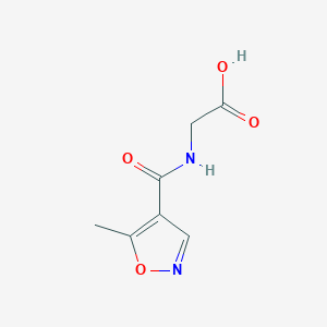 2-[(5-Methyl-1,2-oxazol-4-yl)formamido]acetic acid
