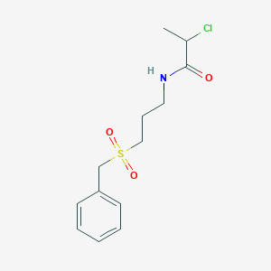 N-(3-Benzylsulfonylpropyl)-2-chloropropanamide