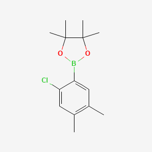 2-(2-Chloro-4,5-dimethylphenyl)-4,4,5,5-tetramethyl-1,3,2-dioxaborolane