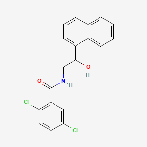 2,5-dichloro-N-(2-hydroxy-2-(naphthalen-1-yl)ethyl)benzamide