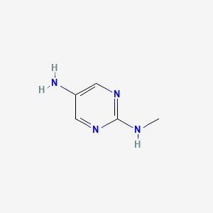 molecular formula C5H8N4 B2980432 N2-methylpyrimidine-2,5-diamine CAS No. 1187968-65-5