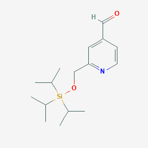 2-[Tri(propan-2-yl)silyloxymethyl]pyridine-4-carbaldehyde