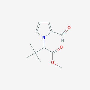 methyl 2-(2-formyl-1H-pyrrol-1-yl)-3,3-dimethylbutanoate