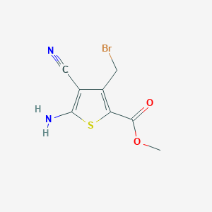 Methyl 5-amino-3-(bromomethyl)-4-cyanothiophene-2-carboxylate