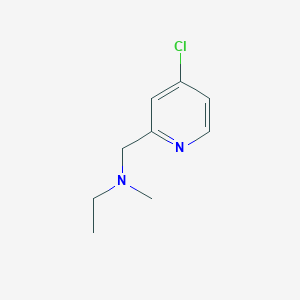 molecular formula C9H13ClN2 B2980543 [(4-氯吡啶-2-基)甲基](乙基)甲胺 CAS No. 1515769-61-5