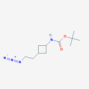 Tert-butyl N-[3-(2-azidoethyl)cyclobutyl]carbamate