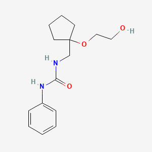 1-((1-(2-Hydroxyethoxy)cyclopentyl)methyl)-3-phenylurea
