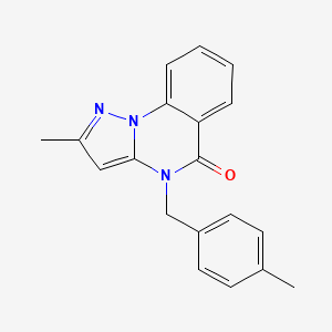 2-methyl-4-(4-methylbenzyl)pyrazolo[1,5-a]quinazolin-5(4H)-one