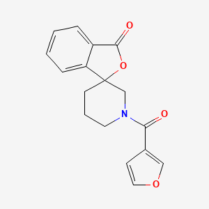 1'-(furan-3-carbonyl)-3H-spiro[isobenzofuran-1,3'-piperidin]-3-one