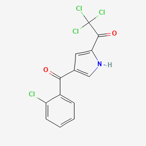 2,2,2-trichloro-1-[4-(2-chlorobenzoyl)-1H-pyrrol-2-yl]-1-ethanone
