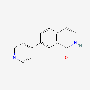 7-pyridin-4-yl-2H-isoquinolin-1-one