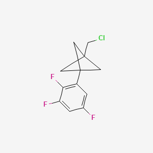1-(Chloromethyl)-3-(2,3,5-trifluorophenyl)bicyclo[1.1.1]pentane