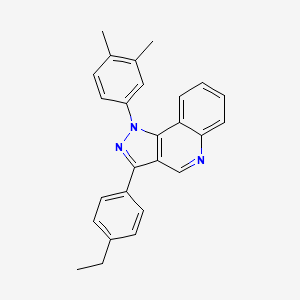 1-(3,4-dimethylphenyl)-3-(4-ethylphenyl)-1H-pyrazolo[4,3-c]quinoline