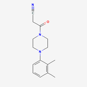 3-[4-(2,3-Dimethylphenyl)piperazin-1-yl]-3-oxopropanenitrile