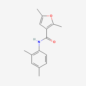 molecular formula C15H17NO2 B2980676 N-(2,4-二甲基苯基)-2,5-二甲基呋喃-3-甲酰胺 CAS No. 915934-16-6