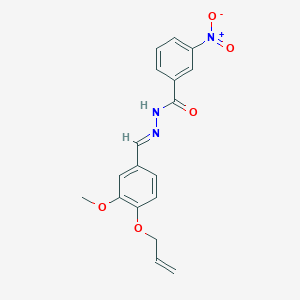 N'-[4-(allyloxy)-3-methoxybenzylidene]-3-nitrobenzohydrazide