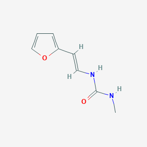 molecular formula C8H10N2O2 B2980707 1-[(E)-2-(furan-2-yl)ethenyl]-3-methylurea CAS No. 478030-94-3