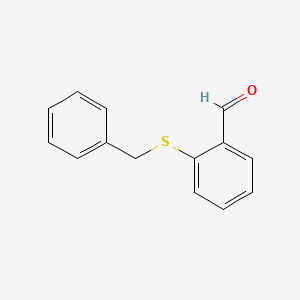 molecular formula C14H12OS B2980733 2-(Benzylsulfanyl)benzaldehyde CAS No. 24852-71-9