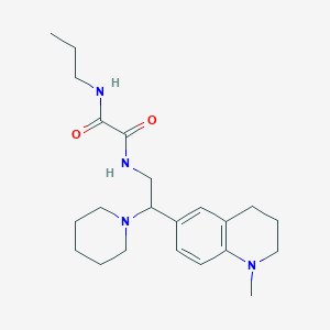 N'-[2-(1-methyl-1,2,3,4-tetrahydroquinolin-6-yl)-2-(piperidin-1-yl)ethyl]-N-propylethanediamide