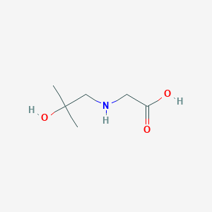2-[(2-Hydroxy-2-methylpropyl)amino]acetic acid
